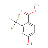 Chemical structure of methyl 4-hydroxy-2-(trifluoromethyl)benzoate - CSSB00010070541