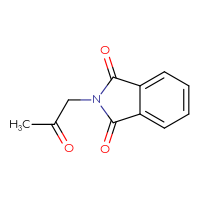 Chemical structure of 2-(2-oxopropyl)-2,3-dihydro-1H-isoindole-1,3-dione - CSSB00000148688