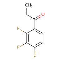 Chemical structure of 1-(2,3,4-trifluorophenyl)propan-1-one - CSSB00011216494