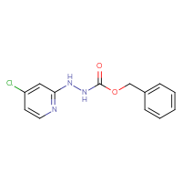 Chemical structure of N'-(4-chloropyridin-2-yl)(benzyloxy)carbohydrazide - CSSB21332336231