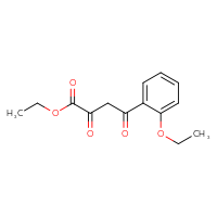 Chemical structure of ethyl 4-(2-ethoxyphenyl)-2,4-dioxobutanoate - CSSB00000648816