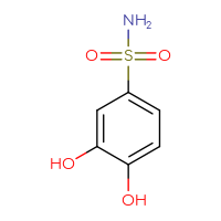 Chemical structure of 3,4-dihydroxybenzene-1-sulfonamide - CSSB00009825177