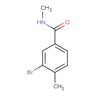 Chemical structure of 3-bromo-N,4-dimethylbenzamide - CSSB00012577508
