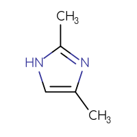 Chemical structure of 2,4-dimethyl-1H-imidazole - CSSB00000242005