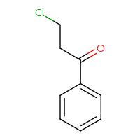 Chemical structure of 3-chloro-1-phenylpropan-1-one - CSSB00000750707
