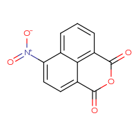 Chemical structure of 8-nitro-3-oxatricyclo[7.3.1.0⁵,¹³]trideca-1(13),5,7,9,11-pentaene-2,4-dione - CSSB00015300225