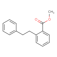 Chemical structure of methyl 2-(2-phenylethyl)benzoate - CSSB00103756054