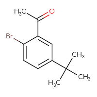 Chemical structure of 1-(2-bromo-5-tert-butylphenyl)ethan-1-one - CSSB00021357818