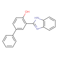 Chemical structure of 3-(1H-1,3-benzodiazol-2-yl)-[1,1'-biphenyl]-4-ol - CSSB11953582502