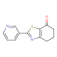 Chemical structure of 2-(pyridin-3-yl)-4,5,6,7-tetrahydro-1,3-benzothiazol-7-one - CSSB00011605742