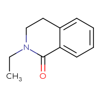 Chemical structure of 2-ethyl-1,2,3,4-tetrahydroisoquinolin-1-one - CSSB00012183163