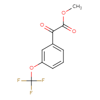 Chemical structure of methyl 2-oxo-2-[3-(trifluoromethoxy)phenyl]acetate - CSSB00021959452