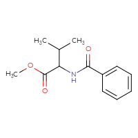 Chemical structure of methyl 3-methyl-2-(phenylformamido)butanoate - CSSB00000247693
