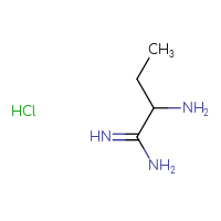 Chemical structure of 2-aminobutanimidamide hydrochloride - CSSB20963524808