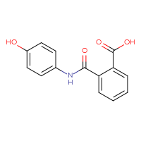 Chemical structure of 2-[(4-hydroxyphenyl)carbamoyl]benzoic acid - CSSB00041016949