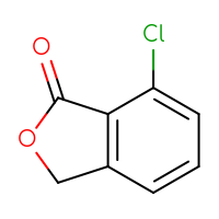 Chemical structure of 7-chloro-1,3-dihydro-2-benzofuran-1-one - CSSB00000095898