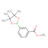 Chemical structure of methyl 3-(4,4,5,5-tetramethyl-1,3,2-dioxaborolan-2-yl)benzoate - CSSB00009828367