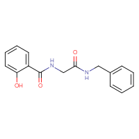 Chemical structure of N-benzyl-2-[(2-hydroxyphenyl)formamido]acetamide - CSSB00104101624