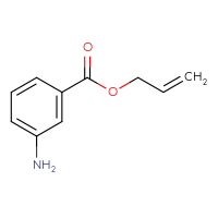 Chemical structure of prop-2-en-1-yl 3-aminobenzoate - CSSB00000044441