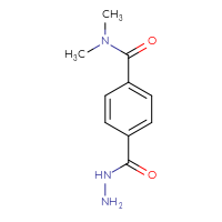 Chemical structure of 4-(hydrazinecarbonyl)-N,N-dimethylbenzamide - CSSB03676060934