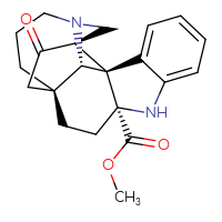 Chemical structure of methyl (1R,4S,12R,13R,21S)-20-oxo-5,15-diazahexacyclo[11.5.2.1¹,¹².0⁴,¹².0⁶,¹¹.0¹⁵,²¹]henicosa-6,8,10-triene-4-carboxylate - CSSB00159261104