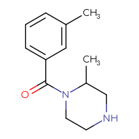 Chemical structure of 2-methyl-1-(3-methylbenzoyl)piperazine - CSSB00005670411