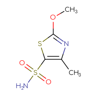 Chemical structure of 2-methoxy-4-methyl-1,3-thiazole-5-sulfonamide - CSSB00015204169