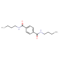 Chemical structure of N1,N4-dibutylbenzene-1,4-dicarboxamide - CSSB00047313549