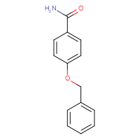 Chemical structure of 4-(benzyloxy)benzamide - CSSB00000151732
