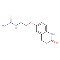 Chemical structure of {2-[(2-oxo-1,2,3,4-tetrahydroquinolin-6-yl)oxy]ethyl}urea - CSSB01082751451