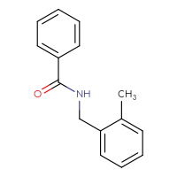 Chemical structure of N-[(2-methylphenyl)methyl]benzamide - CSSB00000487967