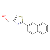Chemical structure of [2-(naphthalen-2-yl)-1,3-thiazol-4-yl]methanol - CSSB00001295146
