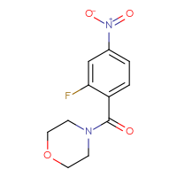 Chemical structure of 4-(2-fluoro-4-nitrobenzoyl)morpholine - CSSB00003141868