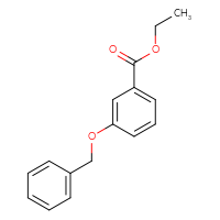 Chemical structure of ethyl 3-(benzyloxy)benzoate - CSSB00000151686