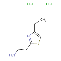 Chemical structure of 2-(4-ethyl-1,3-thiazol-2-yl)ethan-1-amine dihydrochloride - CSSB00015184480