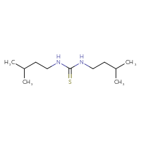 Chemical structure of 1,3-bis(3-methylbutyl)thiourea - CSSB00010525070