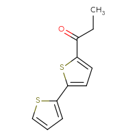 Chemical structure of 1-{[2,2'-bithiophen]-5-yl}propan-1-one - CSSB00000067453