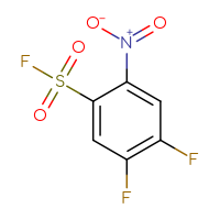 Chemical structure of 4,5-difluoro-2-nitrobenzene-1-sulfonyl fluoride - CSSB00102951247