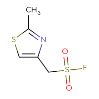 Chemical structure of (2-methyl-1,3-thiazol-4-yl)methanesulfonyl fluoride - CSSB00102728572
