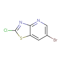 Chemical structure of 6-bromo-2-chloro-[1,3]thiazolo[4,5-b]pyridine - CSSB00010274924