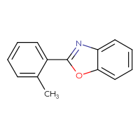 Chemical structure of 2-(2-methylphenyl)-1,3-benzoxazole - CSSB00009998963