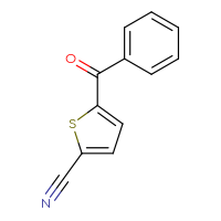 Chemical structure of 5-benzoylthiophene-2-carbonitrile - CSSB00021140337