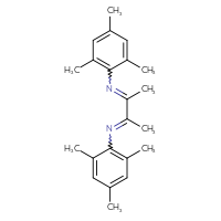 Chemical structure of N2,N3-bis(2,4,6-trimethylphenyl)butane-2,3-diimine - CSSB14823797446