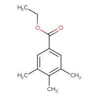 Chemical structure of ethyl 3,4,5-trimethylbenzoate - CSSB00010752261