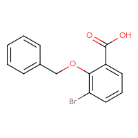 Chemical structure of 2-(benzyloxy)-3-bromobenzoic acid - CSSB00011470369