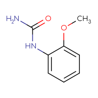 Chemical structure of (2-methoxyphenyl)urea - CSSB00000181709