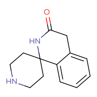 Chemical structure of 3,4-dihydro-2H-spiro[isoquinoline-1,4'-piperidin]-3-one - CSSB00010114880