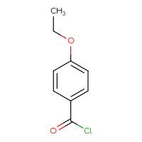 Chemical structure of 4-ethoxybenzoyl chloride - CSSB00000239722
