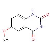 Chemical structure of 6-methoxy-1,2,3,4-tetrahydroquinazoline-2,4-dione - CSSB00012001253