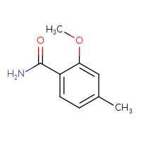 Chemical structure of 2-methoxy-4-methylbenzamide - CSSB00000026189